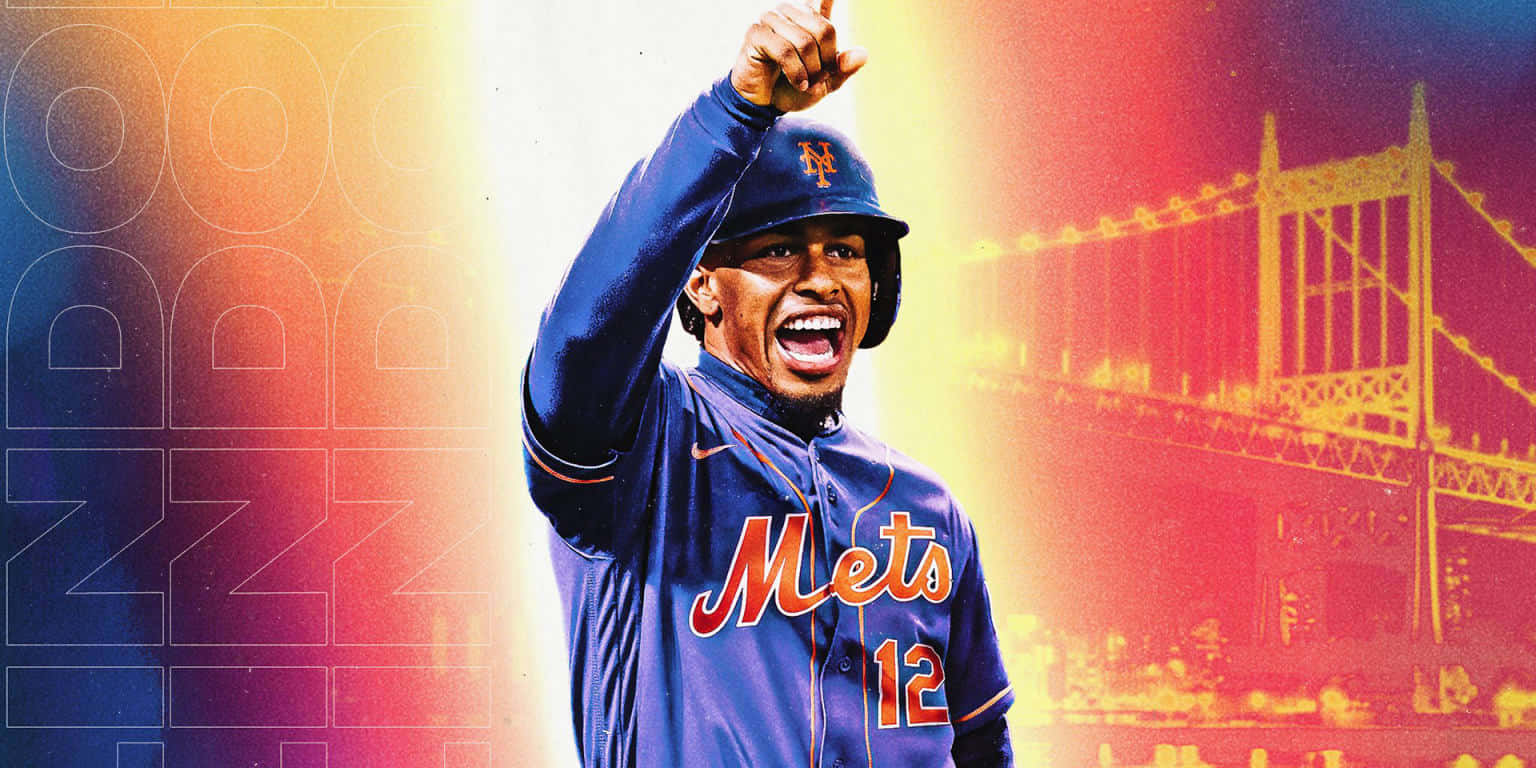 Lindor Celebration Mets Baseball Wallpaper