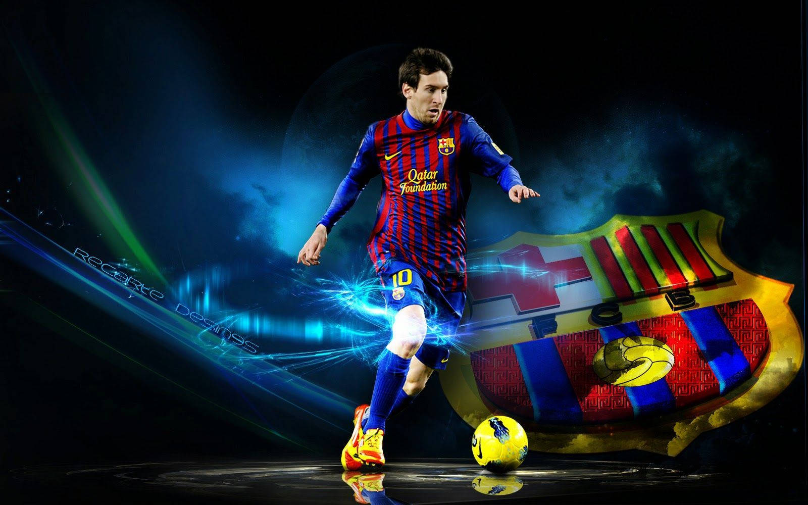 Lionel Messi, Fc Barcelona & Argentina Soccer Star Wallpaper