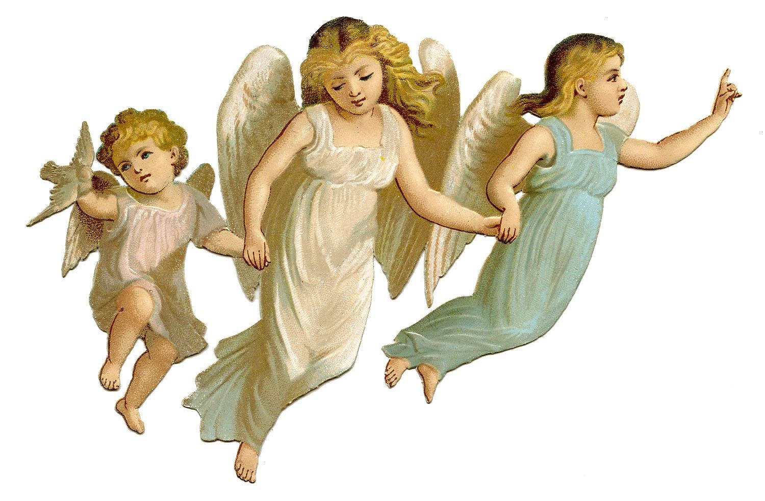 Little Biblical Angels Wallpaper