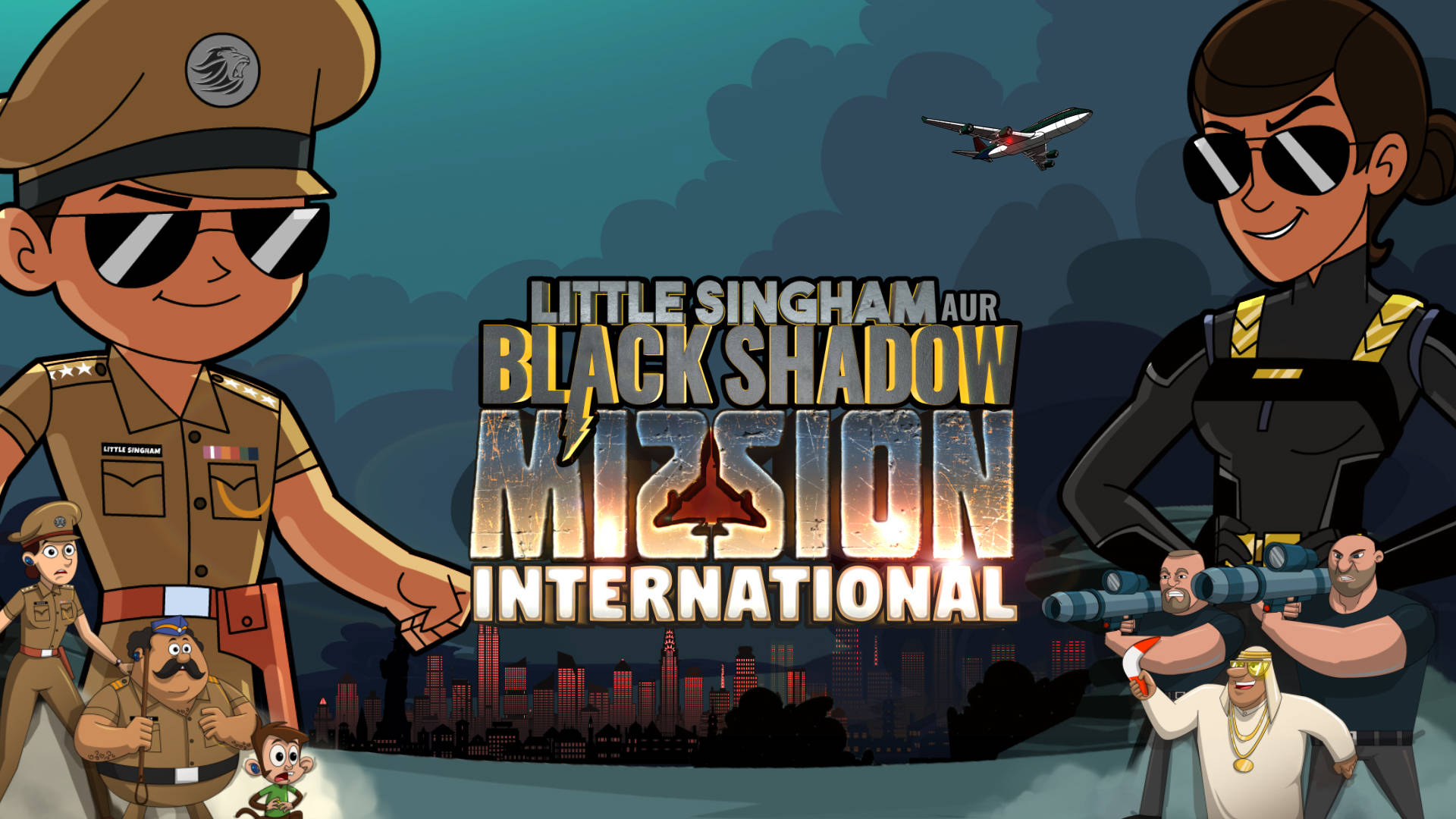 Download free Little Singham Black Shadow Mission Wallpaper -  MrWallpaper.com