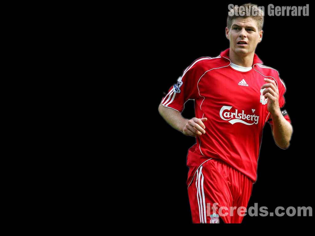 Liverpool Player Sebastian Gerard In Action Wallpaper