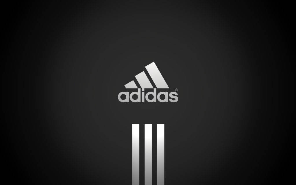Logo On Black Adidas Iphone Wallpaper