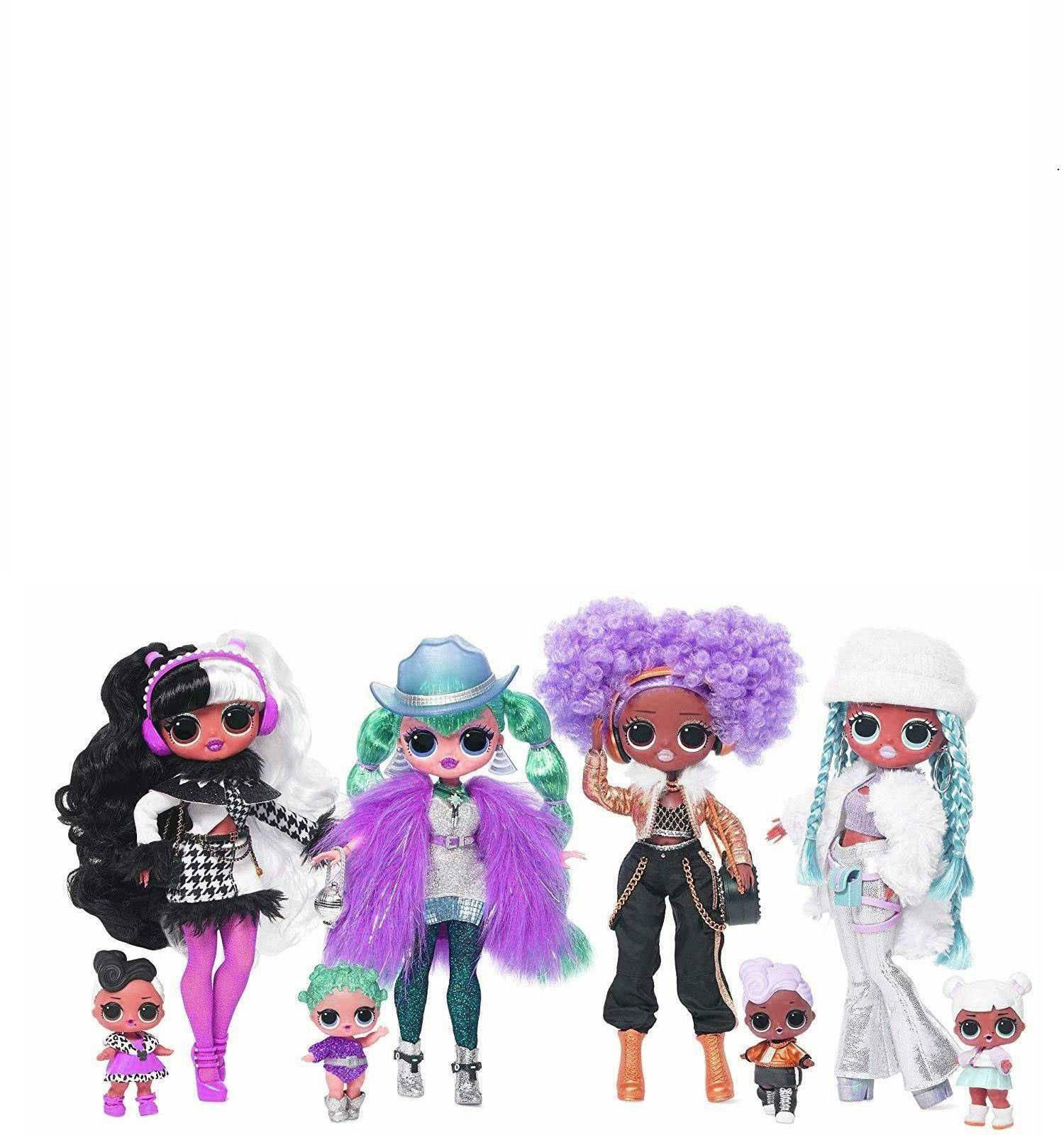 Lollipop Dolls With Purple Hair And Clothes Wallpaper