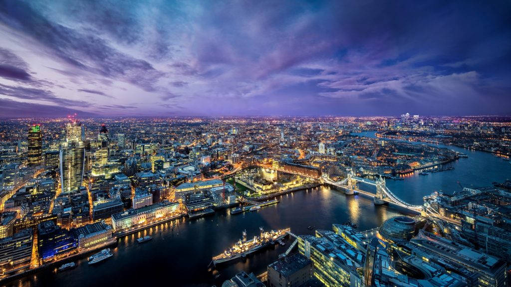London Skyline 4k Desktop Wallpaper