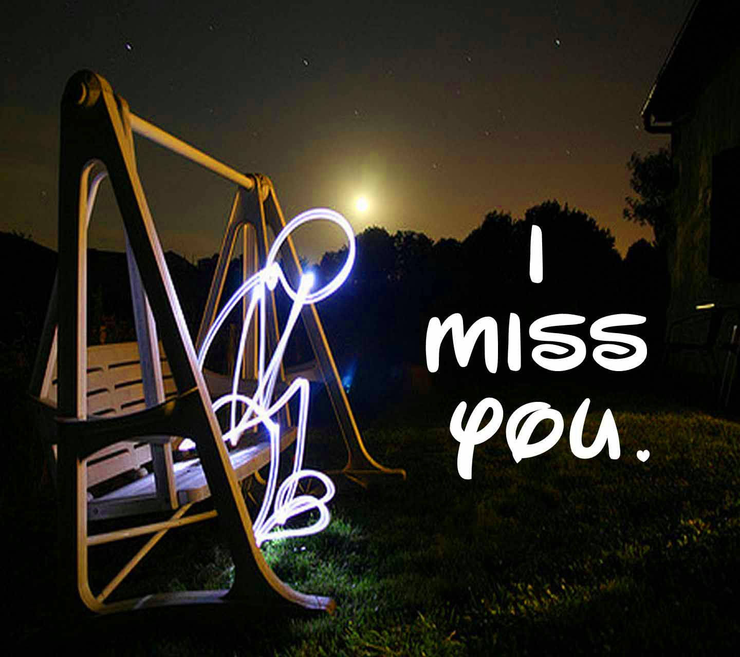 Lonely Neon I Miss You Wallpaper