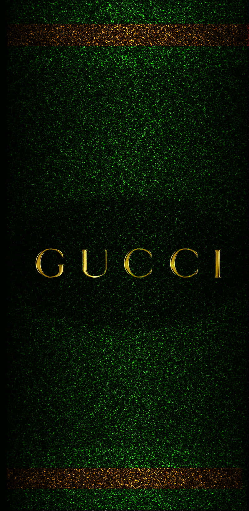 Look Fashionable In This Vibrant Green Gucci Design Wallpaper