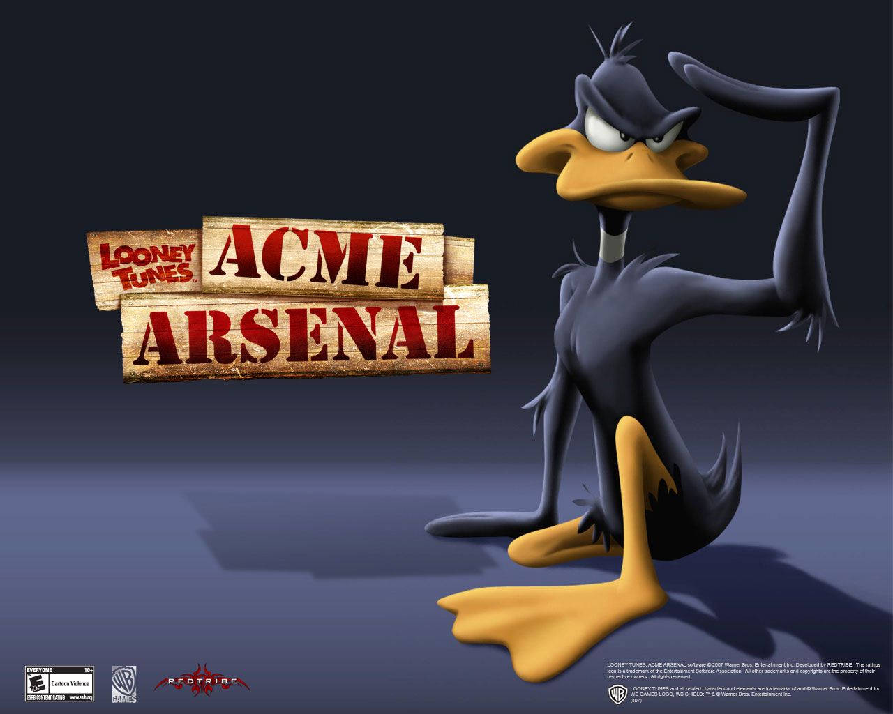 Looney Tunes Daffy Duck Game Cover Wallpaper