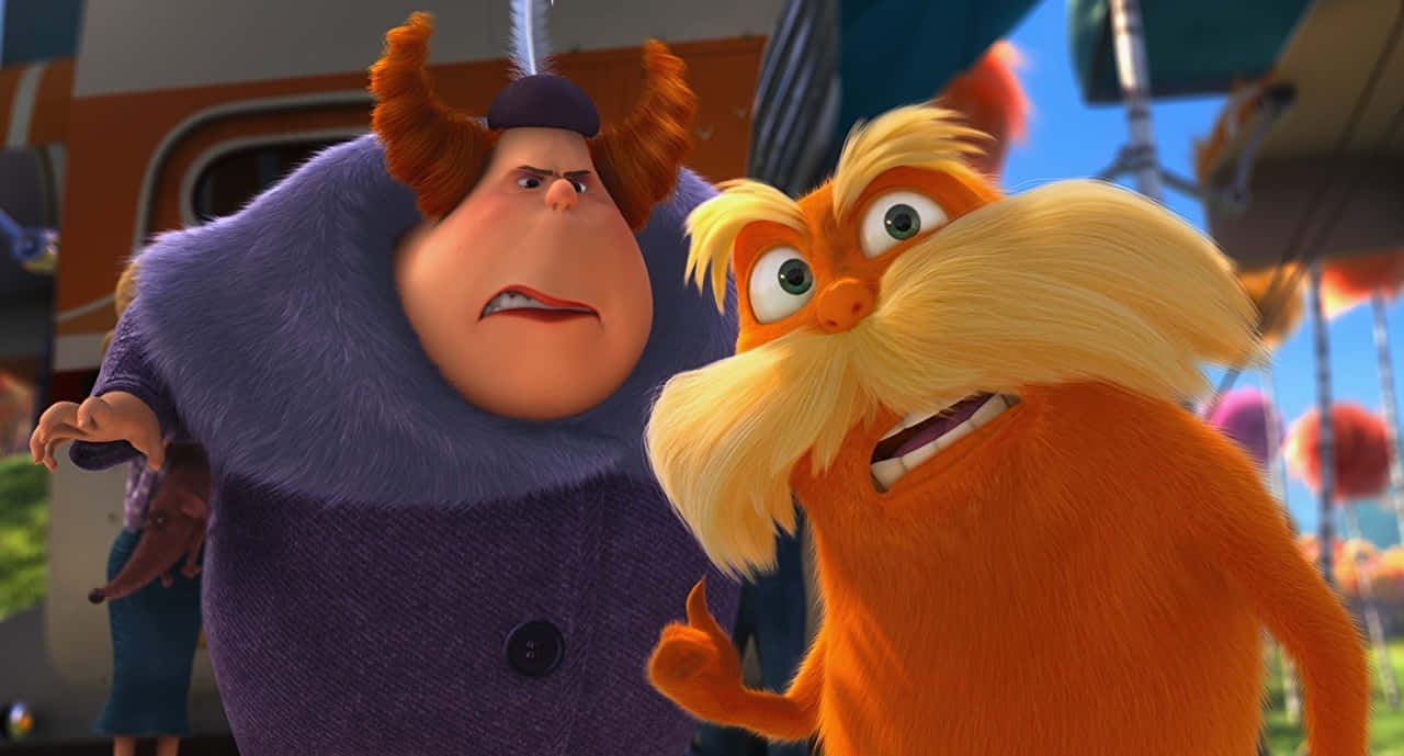 Lorax_and_ Onceler_ Confrontation Wallpaper