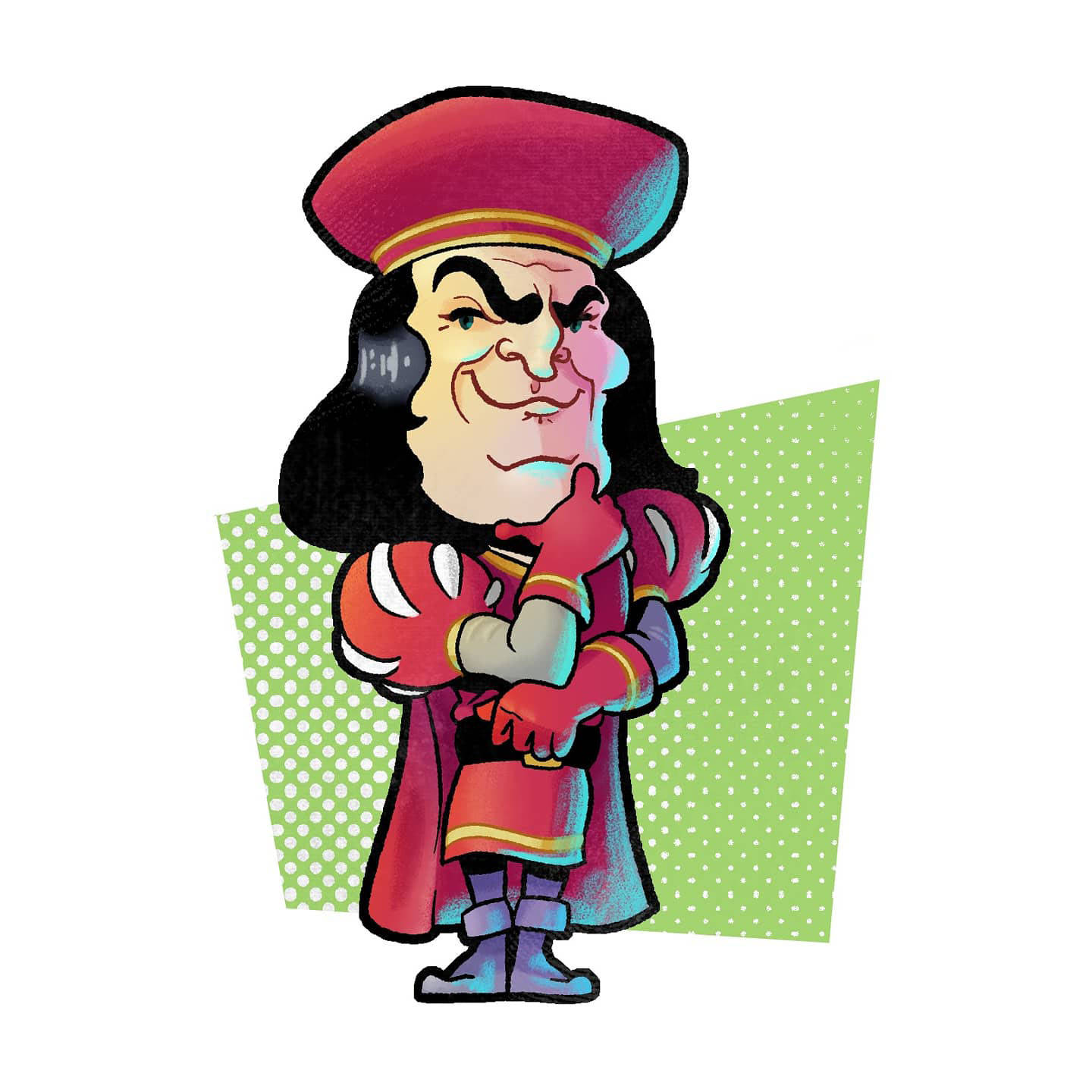 Lord Farquaad Caricature Wallpaper