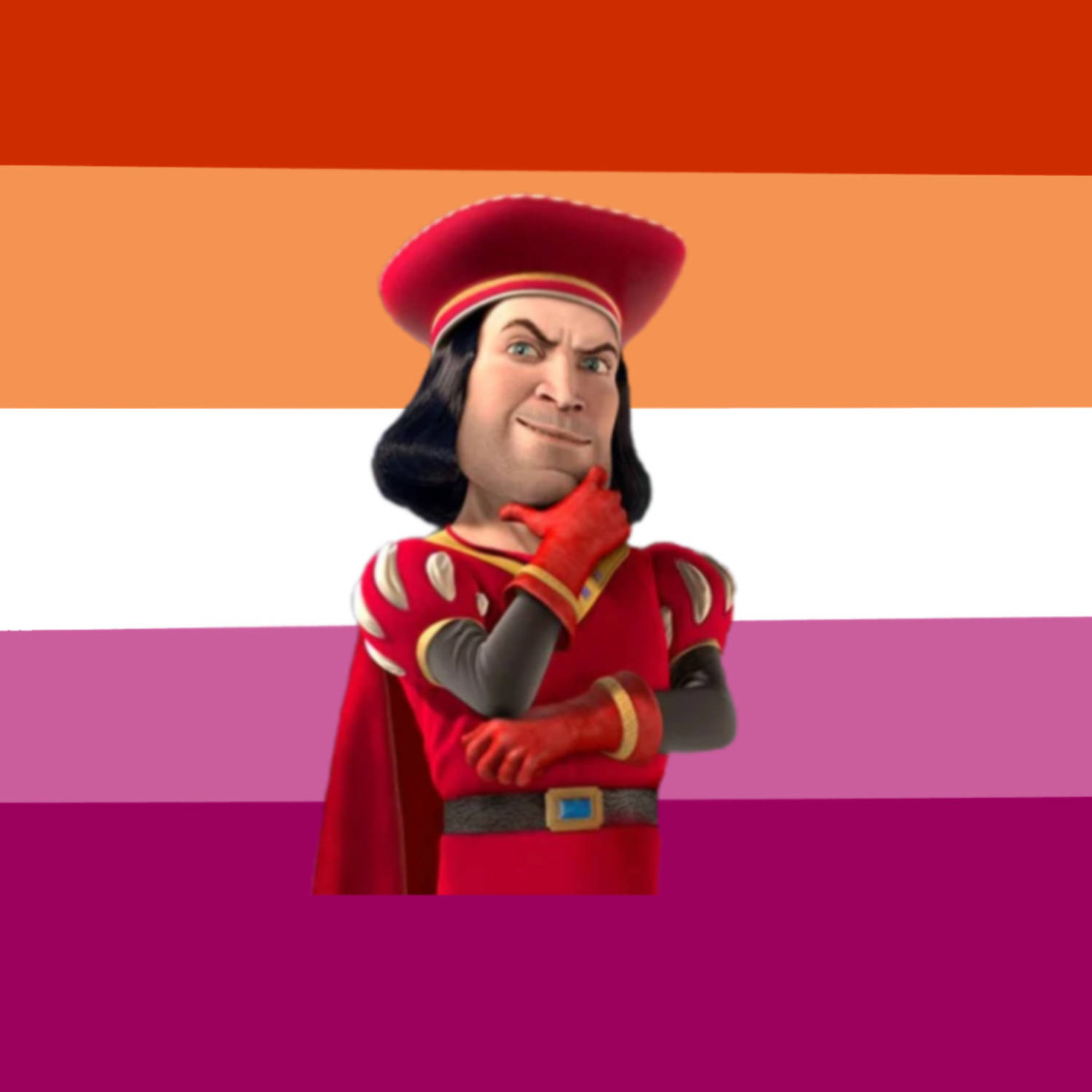 Lord Farquaad Colorful Stripes Wallpaper