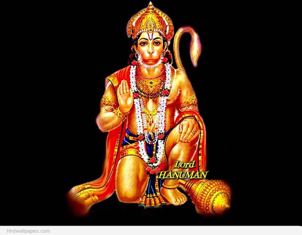 Lord Hanuman Kneeling Wallpaper