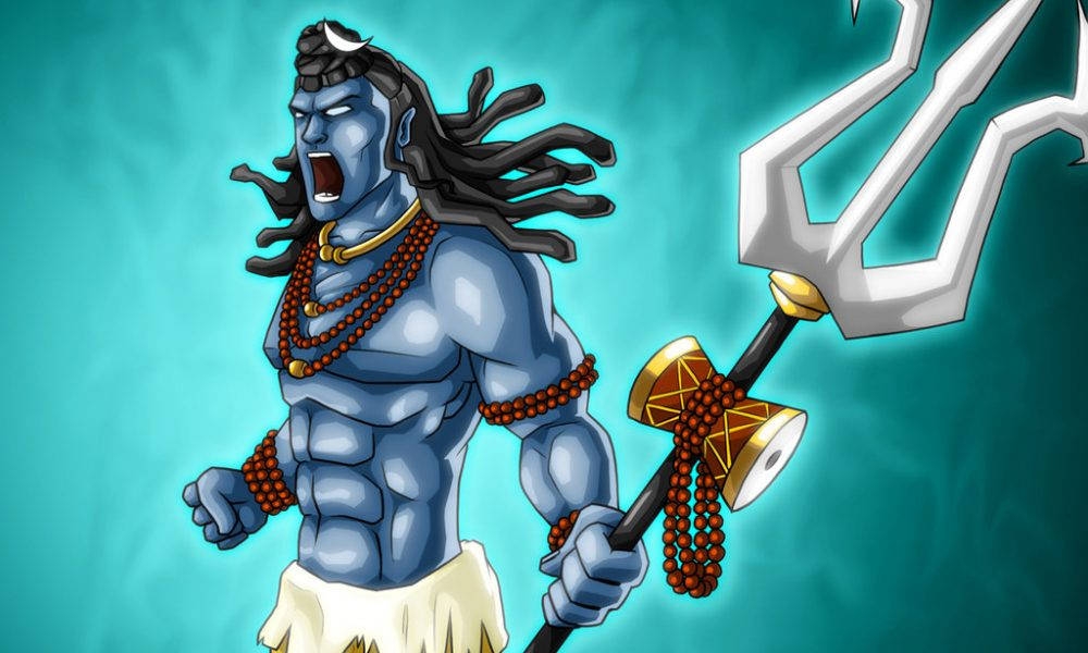 Lord Shiva Angry Digital Art Wallpaper