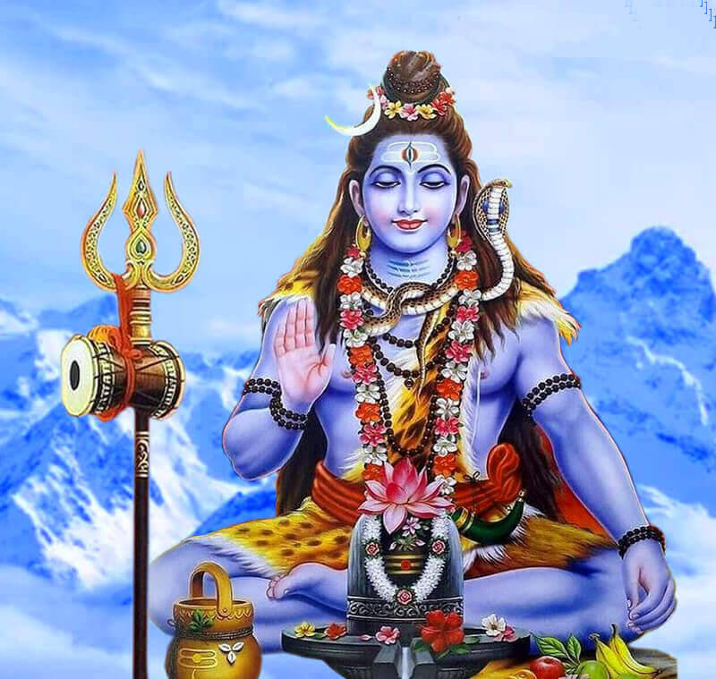 Lord Shiva Bholenath Meditating 3d Wallpaper