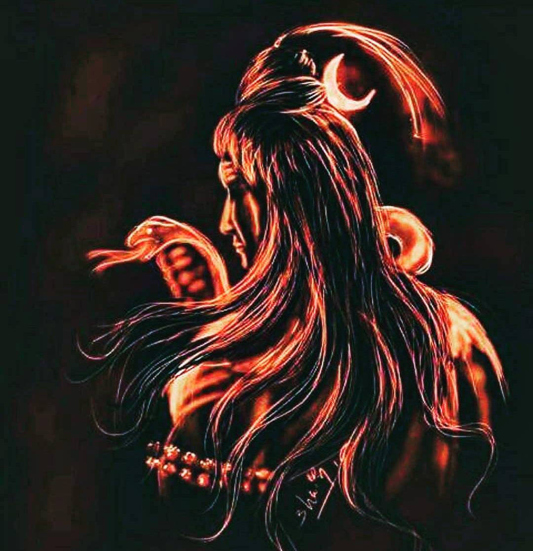 Lord Shiva In His Wrathful Essence Wallpaper
