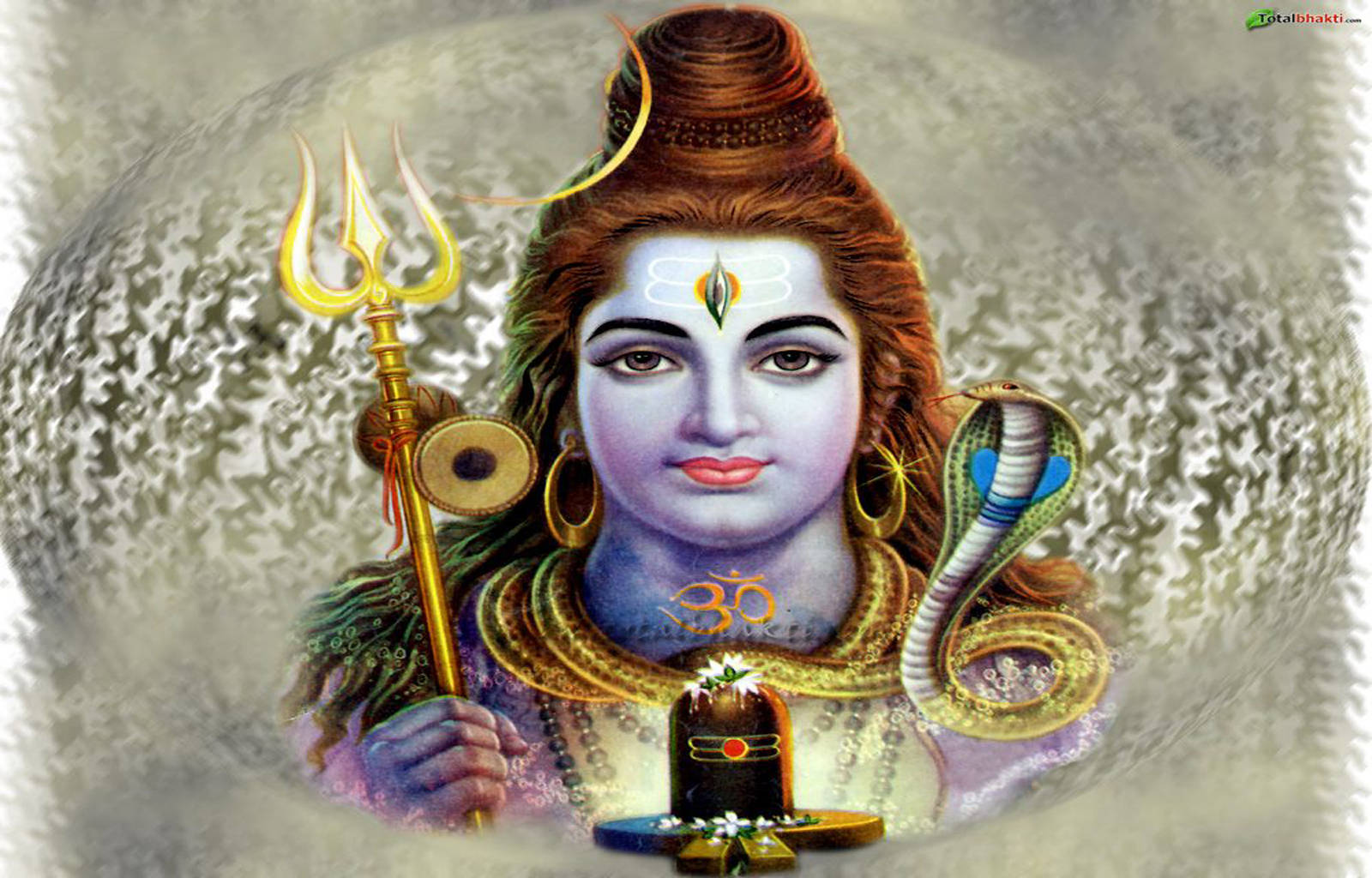 Lord Shiva Retro Portrait Wallpaper