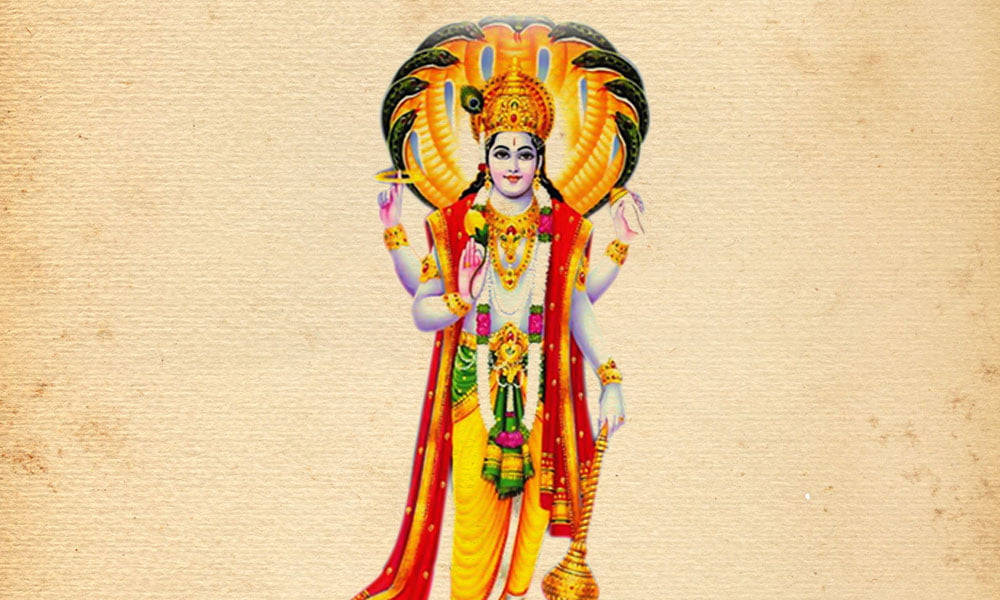 Lord Vishnu Wife Lakshmi Wallpaper