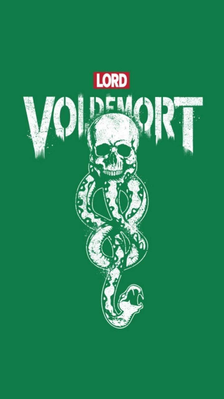 Lord Voldemort Green Art Wallpaper