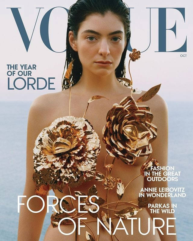 Lorde Vogue Magazine Cover Wallpaper