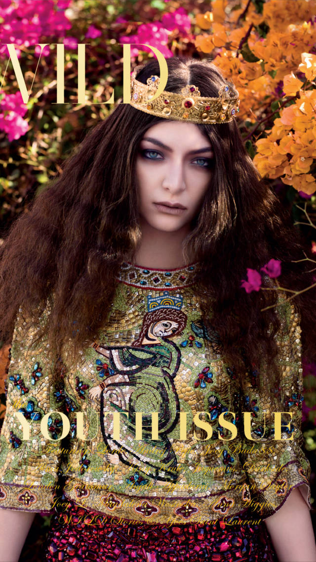 Lorde Wild Magazine Cover Wallpaper