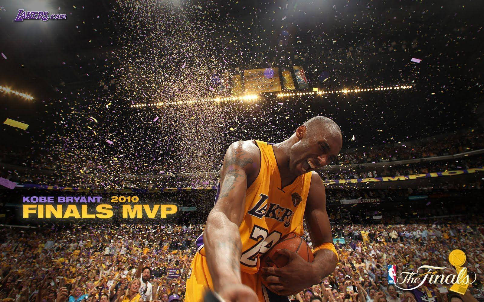 Los Angeles Lakers Kobe Bryant 2010 Mvp Wallpaper