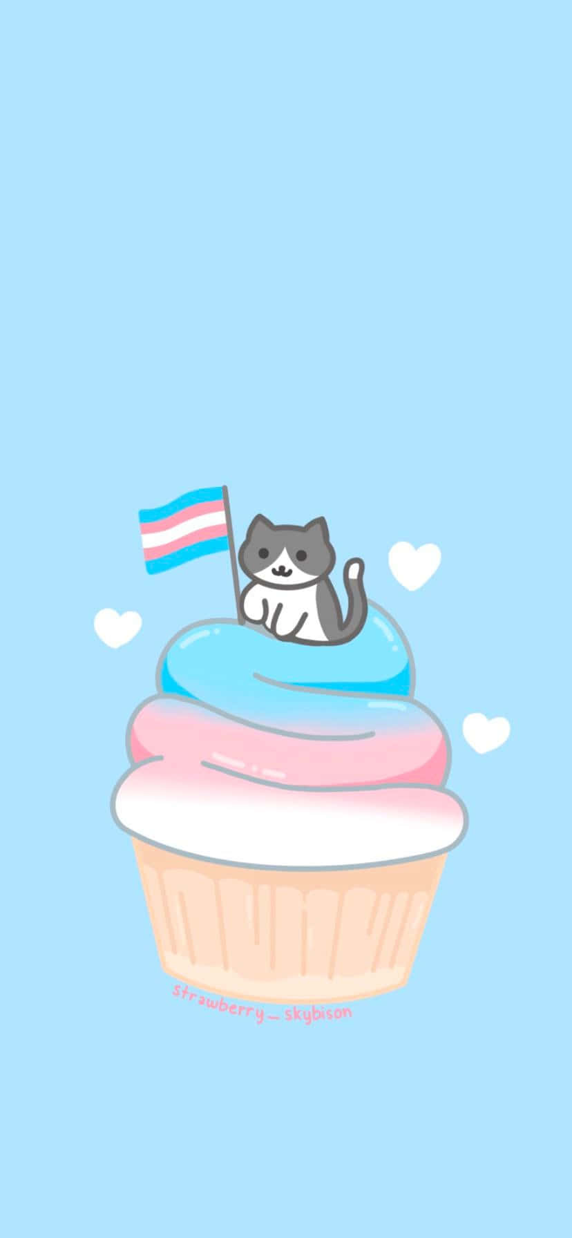 Loud And Proud Trans Flag Wallpaper