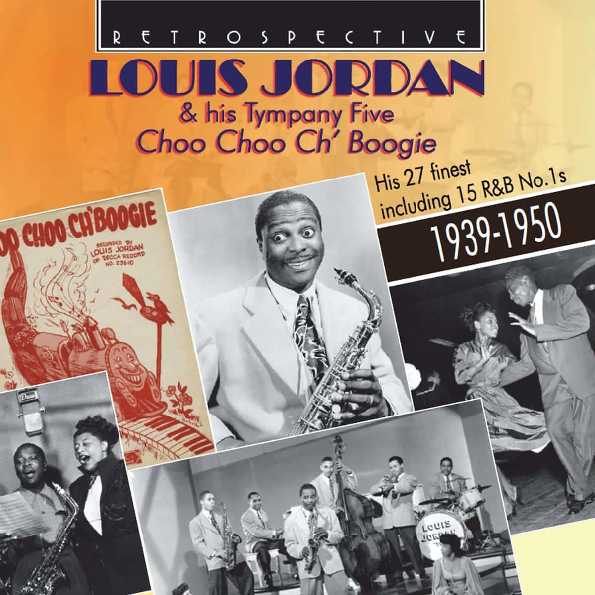 Louis Jordan Retrospective Album Cover Wallpaper