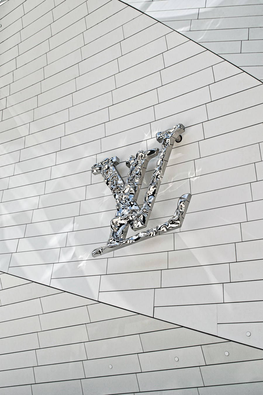 Louis Vuitton Aesthetic Crystal On Wall Wallpaper