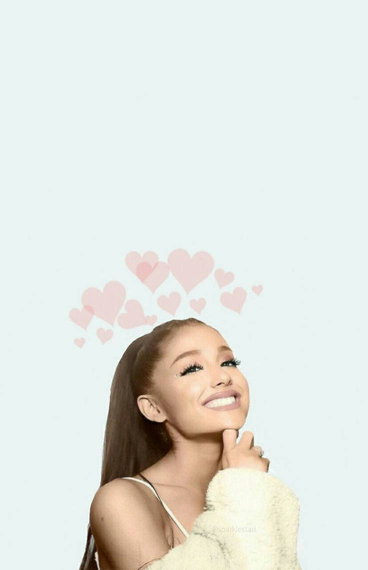 “love Is Always In The Air With Ariana Grande” Wallpaper