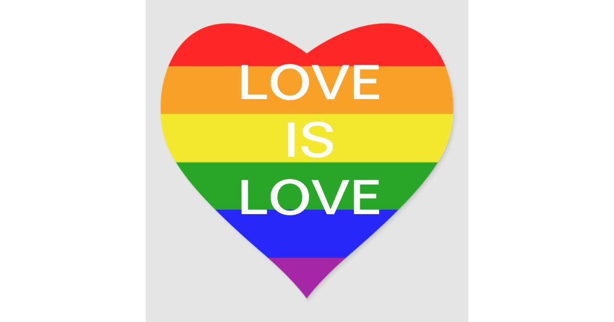 Love Is Love In Pride Heart Wallpaper
