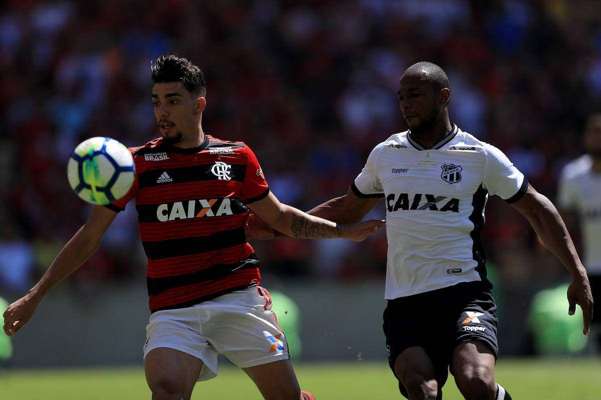 Lucas Paquetá Beside Opponent During Match Wallpaper