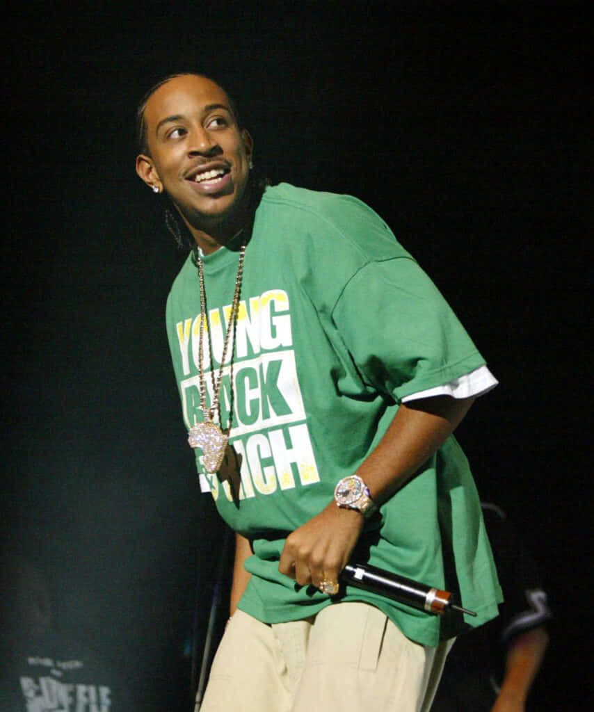 Ludacris Performing On Stage Wallpaper