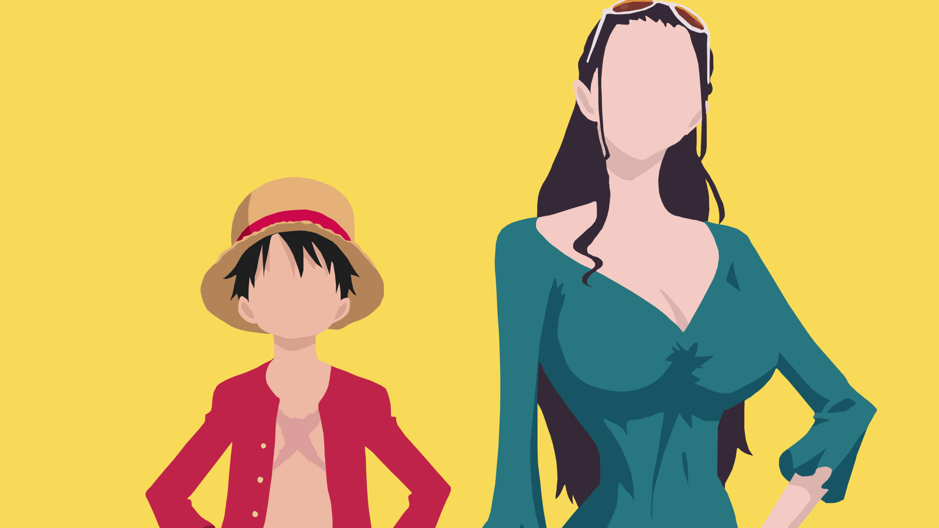 Download free Luffy And Nico Robin One Piece Wallpaper - MrWallpaper.com