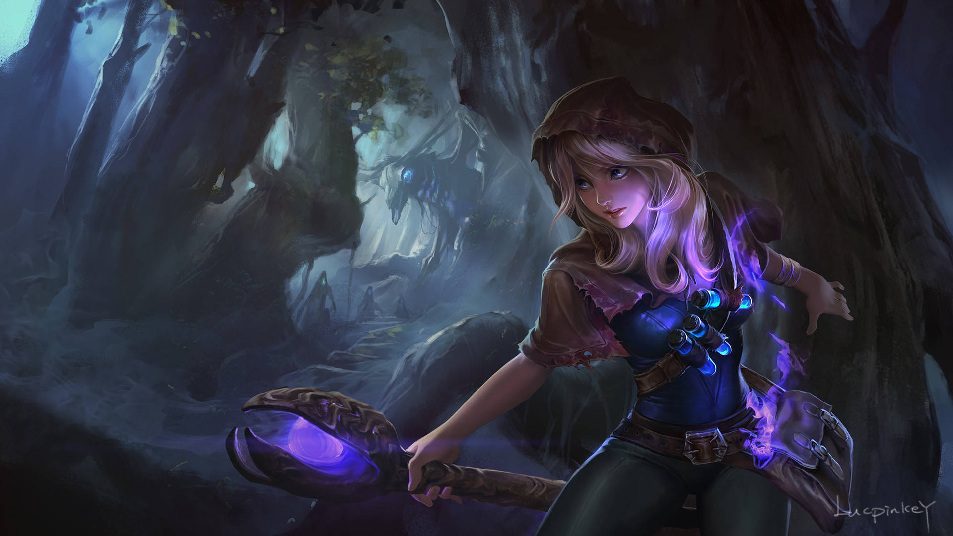 Download free Lux Cool League Of Legends Champ Wallpaper - MrWallpaper.com