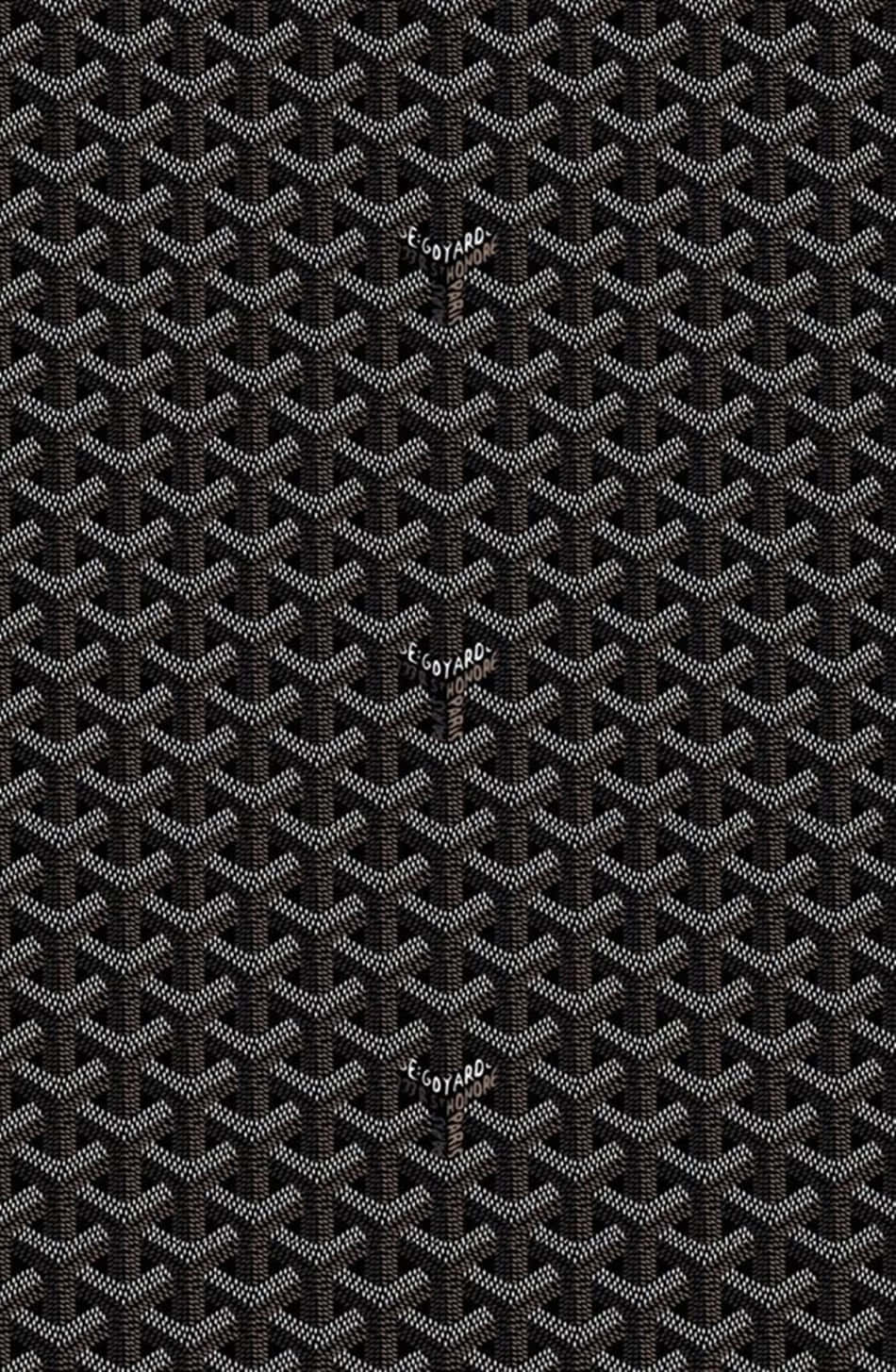 Luxury Aesthetic Maison Goyard Pattern Wallpaper