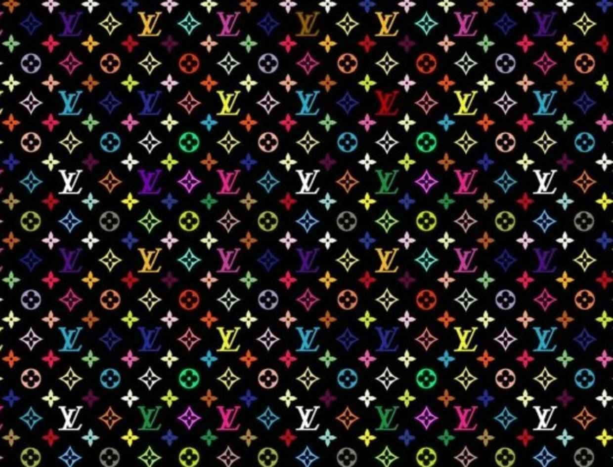 Luxury Brands Multicolored Louis Vuitton Wallpaper