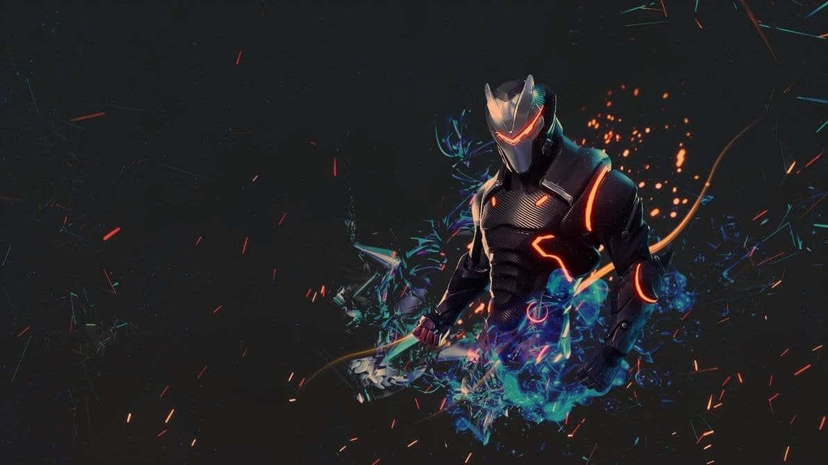 Lynx Fortnite Fiery Art Wallpaper
