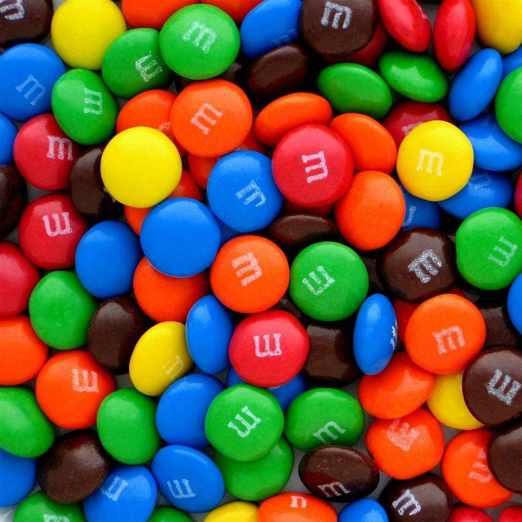 M&m's Colorful Chocolate Candies Wallpaper