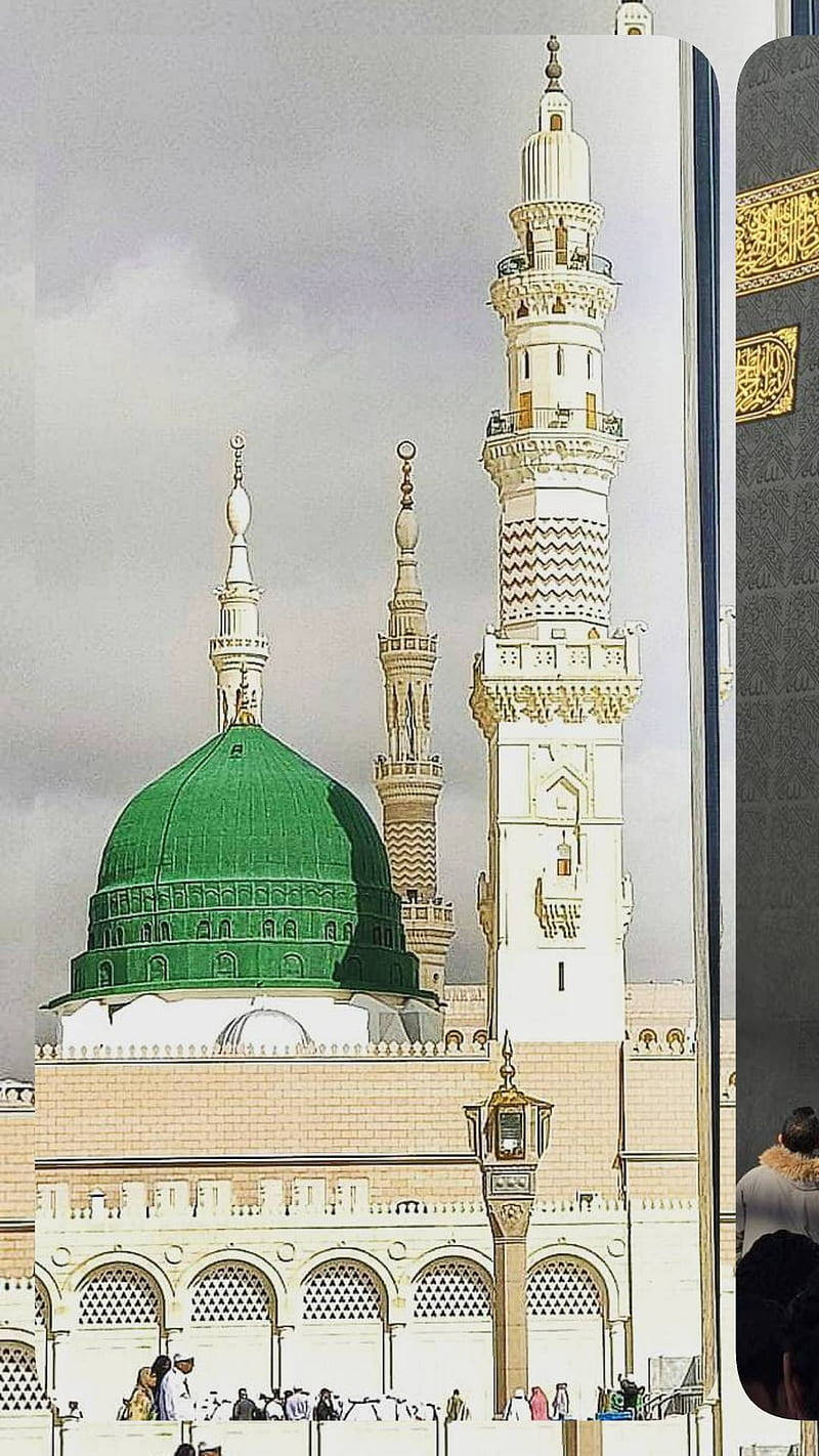 Madina Sharif Side-shot Wallpaper