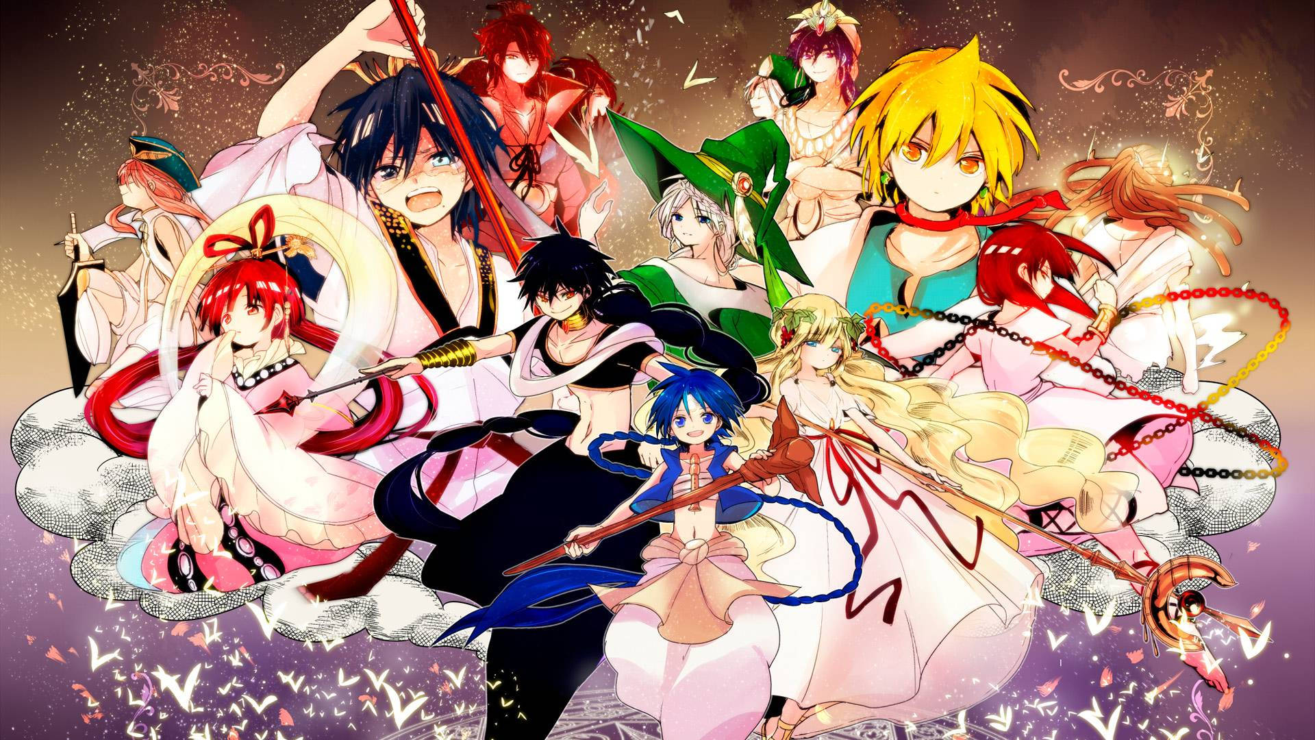 Download free Magi The Labyrinth Of Magic Anime Wallpaper - MrWallpaper.com