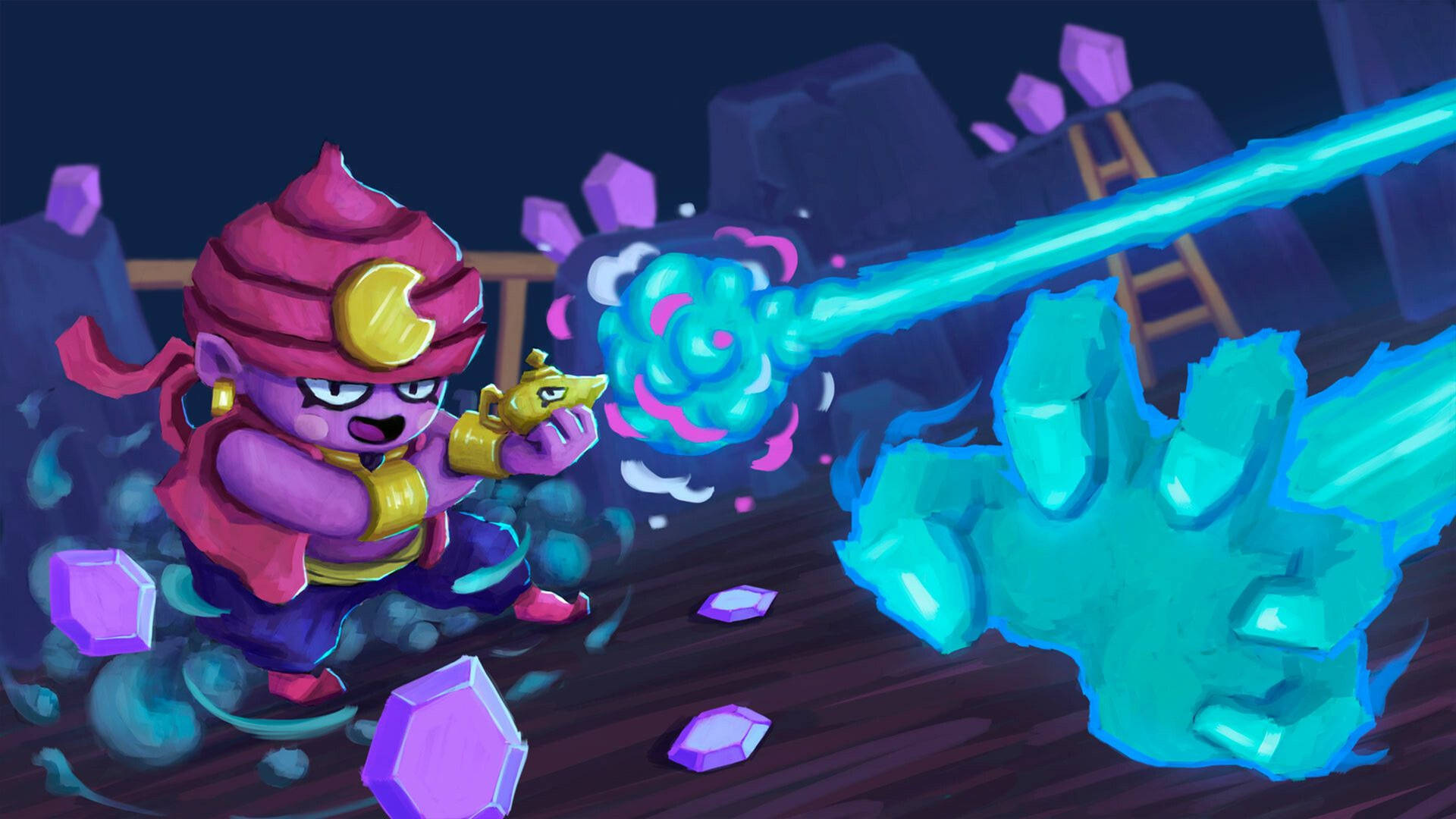 Download free Magical Gene Brawl Stars 4k Wallpaper - MrWallpaper.com