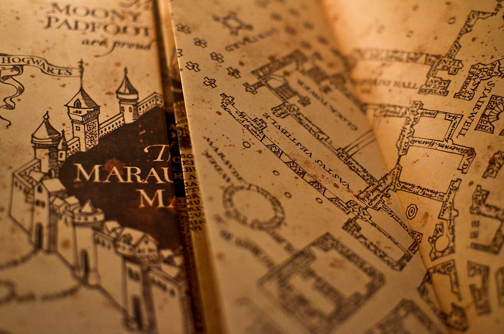 Magical Marauders Map Wallpaper