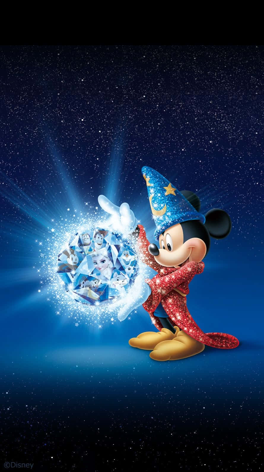 Magical Mickey Fantasia Sorcerer Wallpaper