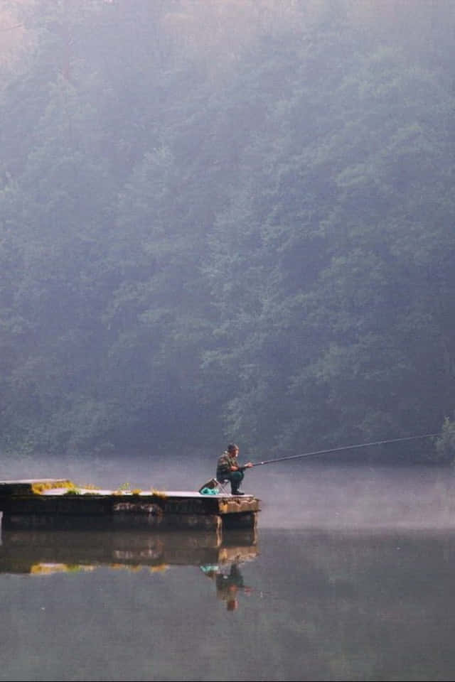 Magnificent Fishing Phone Theme Wallpaper
