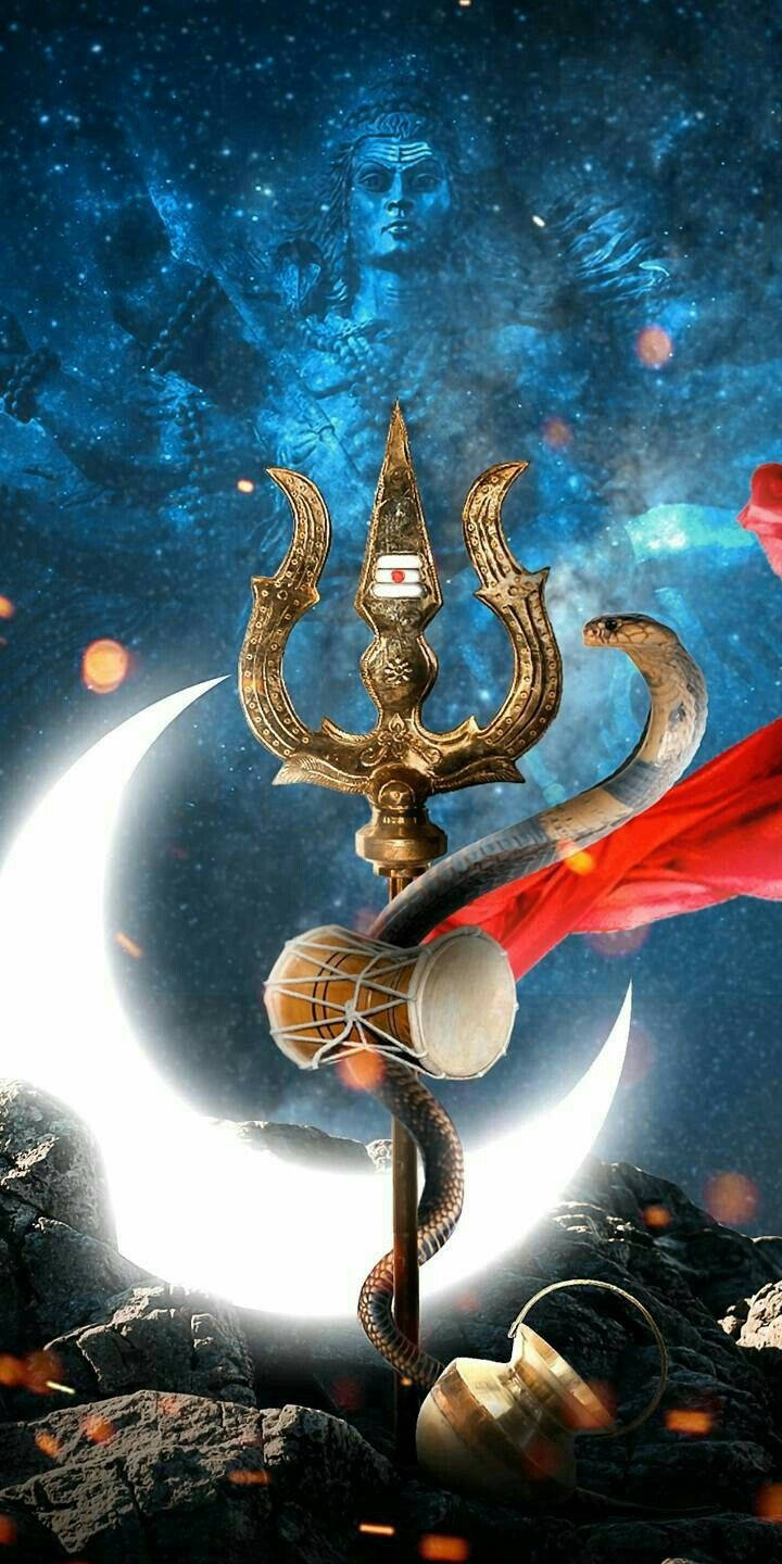 Mahadev Rudra Avatar Symbols Desktop Wallpaper