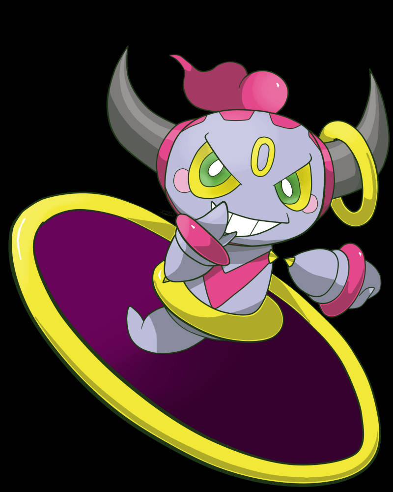 Majestic Confined Hoopa Rising From The Ring Wallpaper