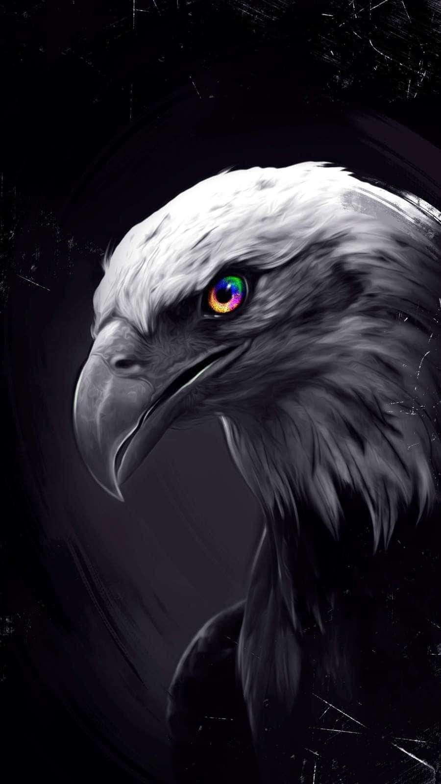 Majestic Eagle In Flight - Wallpaper For Iphone Wallpaper