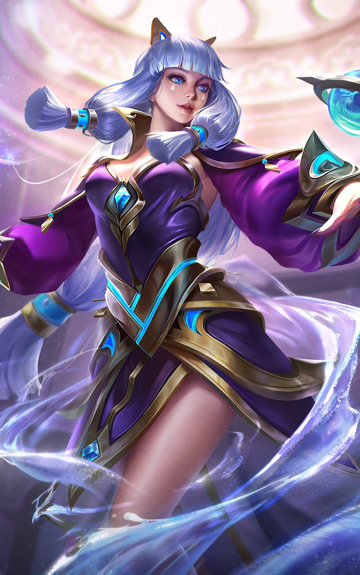 Download free Majestic Mobile Legends Guinevere Amethyst Dance Wallpaper -  MrWallpaper.com