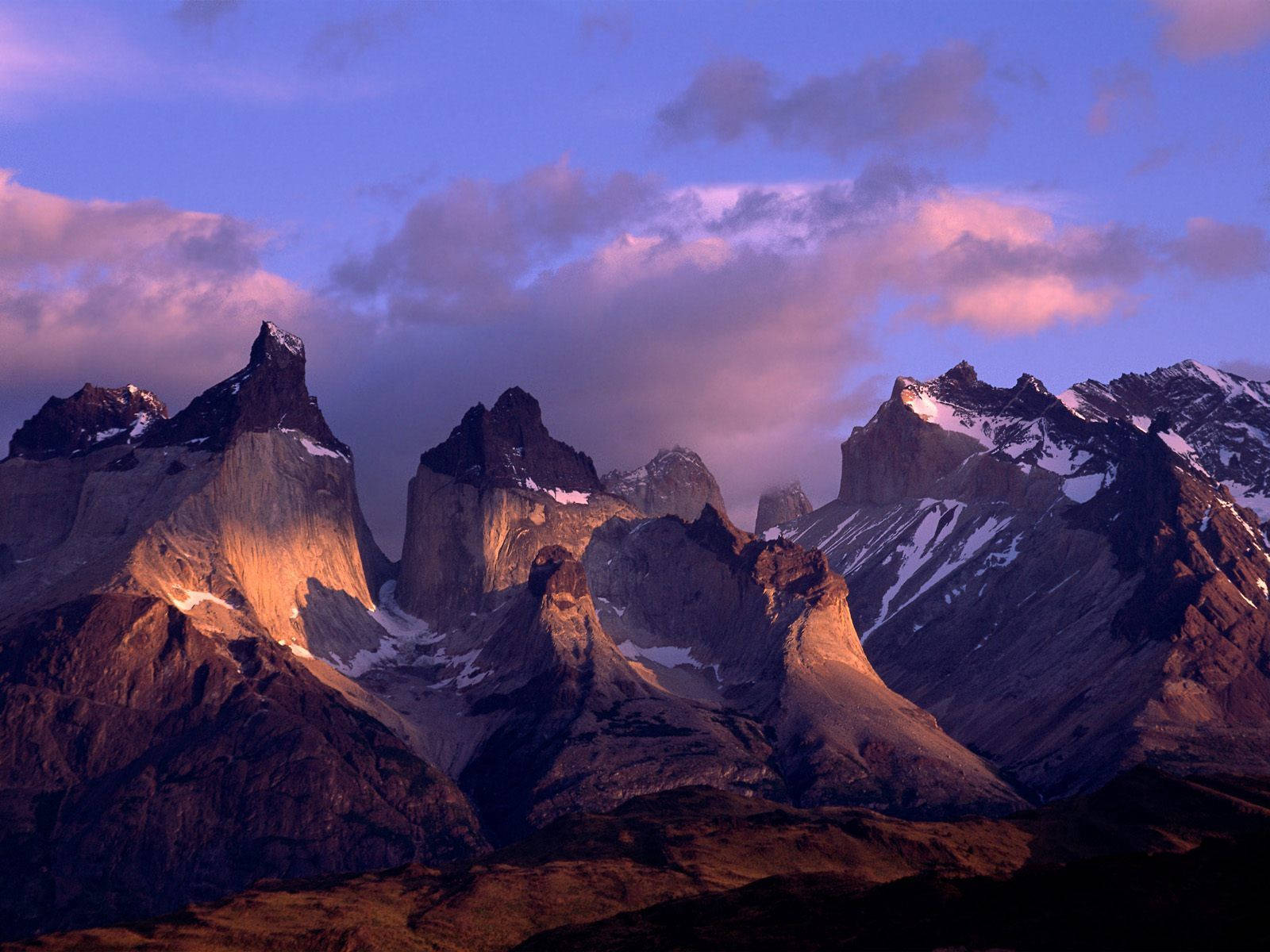 Majestic View Of Cuernos Del Paine Peaks - Andes, Chile. Wallpaper