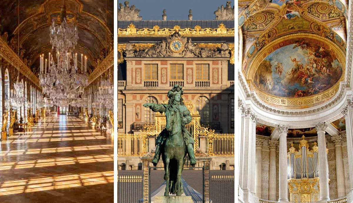 Majestic View Of Palace Of Versailles Interiors Wallpaper
