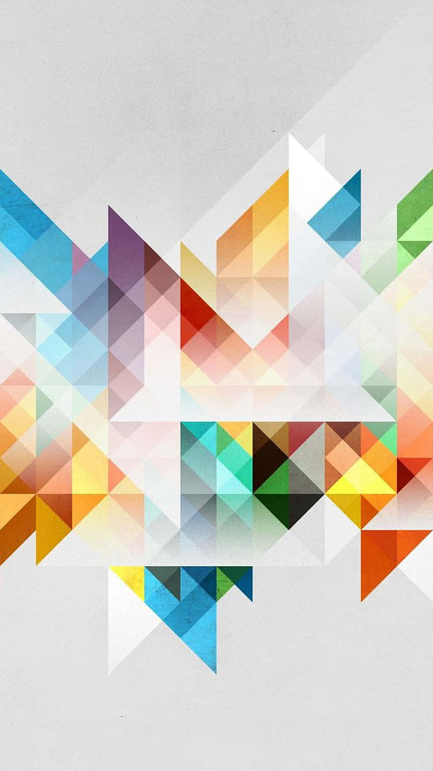 Make A Statement With The Geometric Iphone Wallpaper